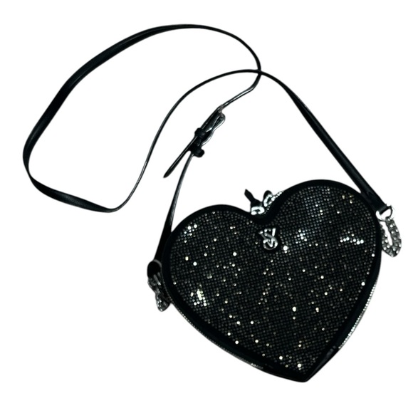 VICTORIA'S SECRET
Heart Crossbody Bag with shimmering black gunmetal rhinestones - Picture 9 of 13